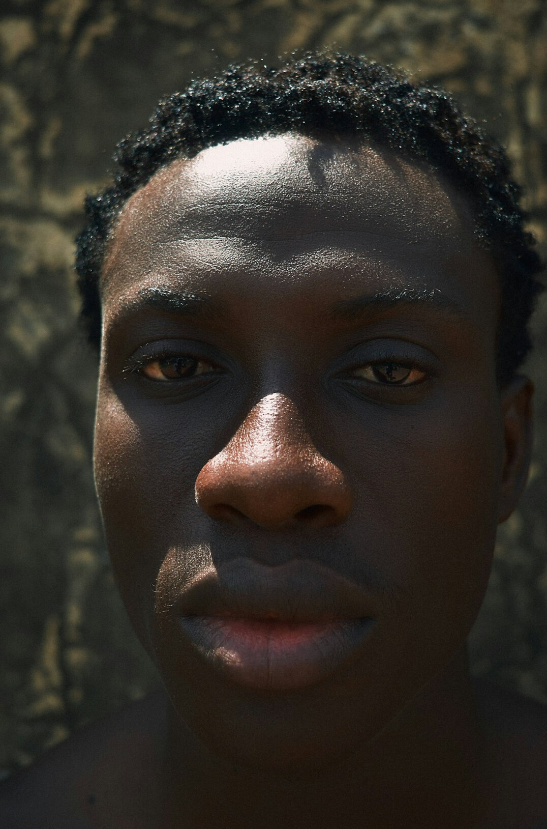 Portrait of a man with short hair
