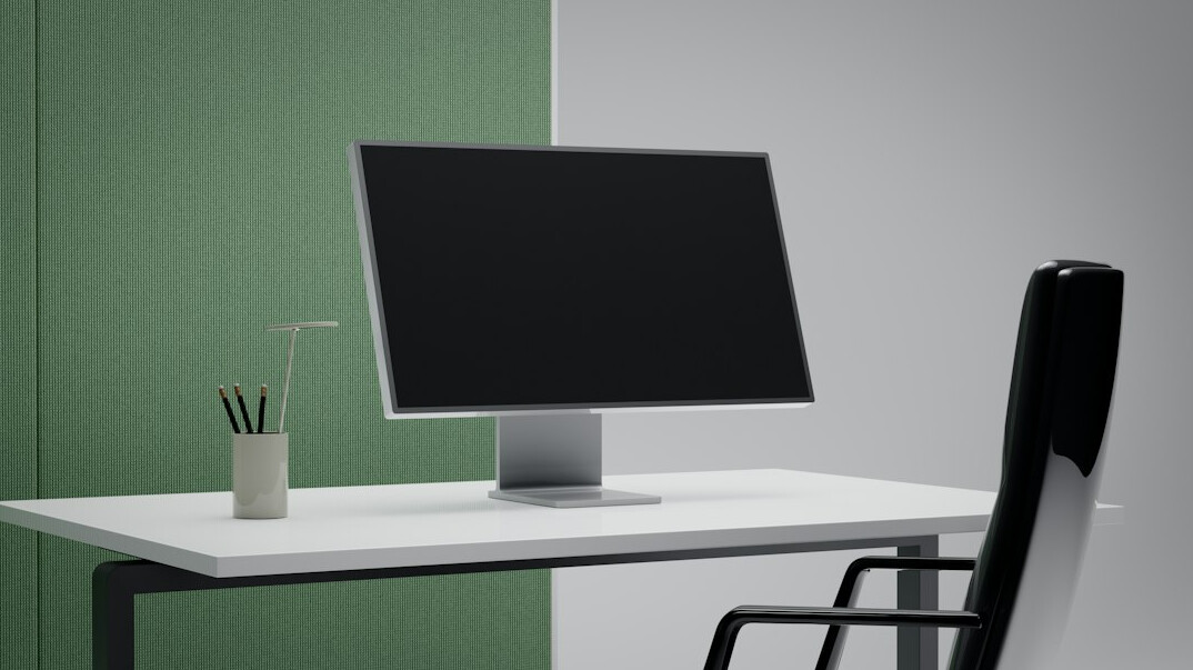 modern office with technology