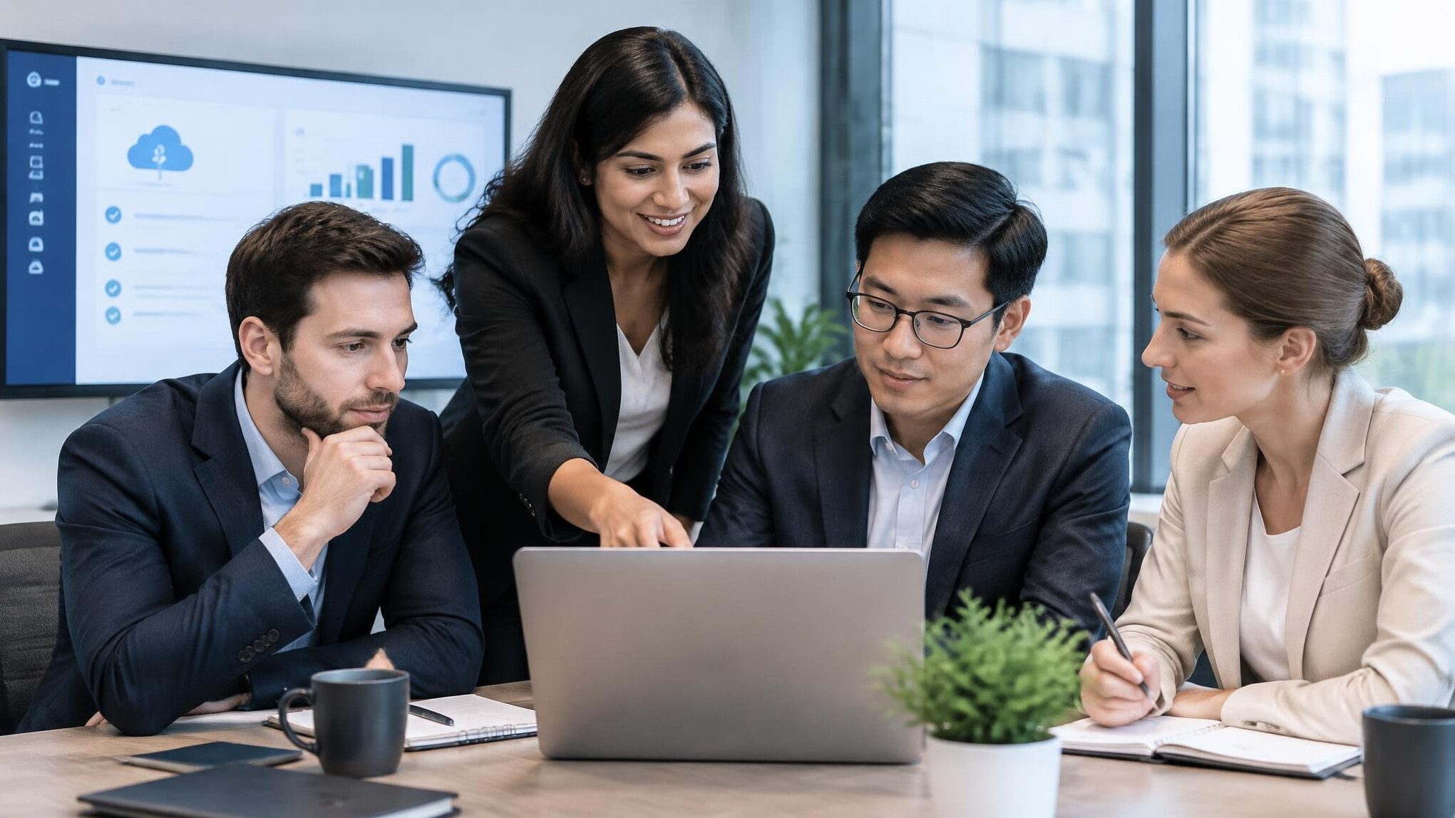 business team collaborating