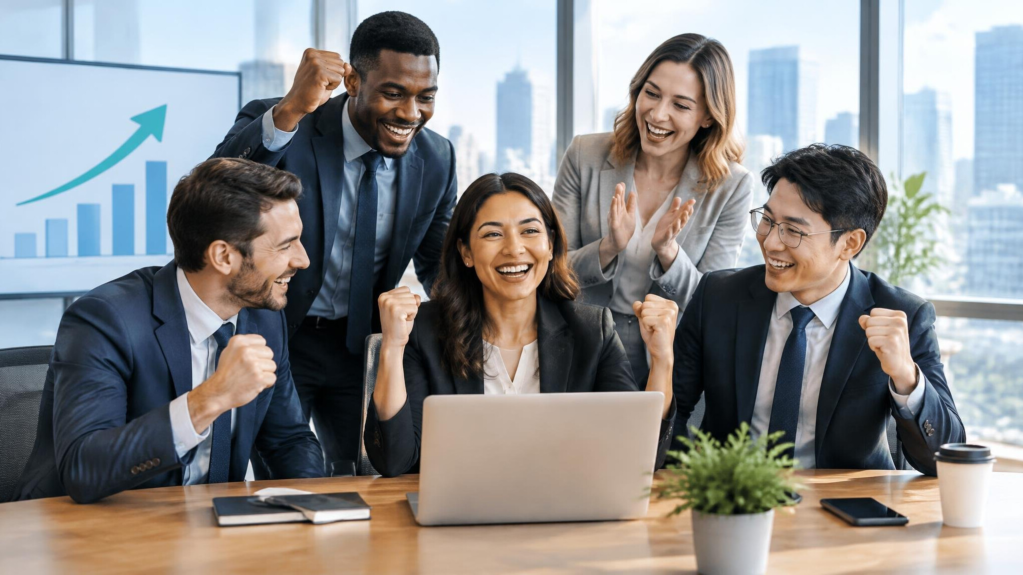 successful business team